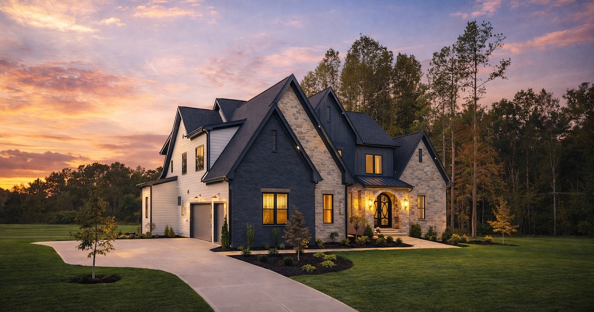 Gemstone Homes luxury custom home in the Triangle, NC