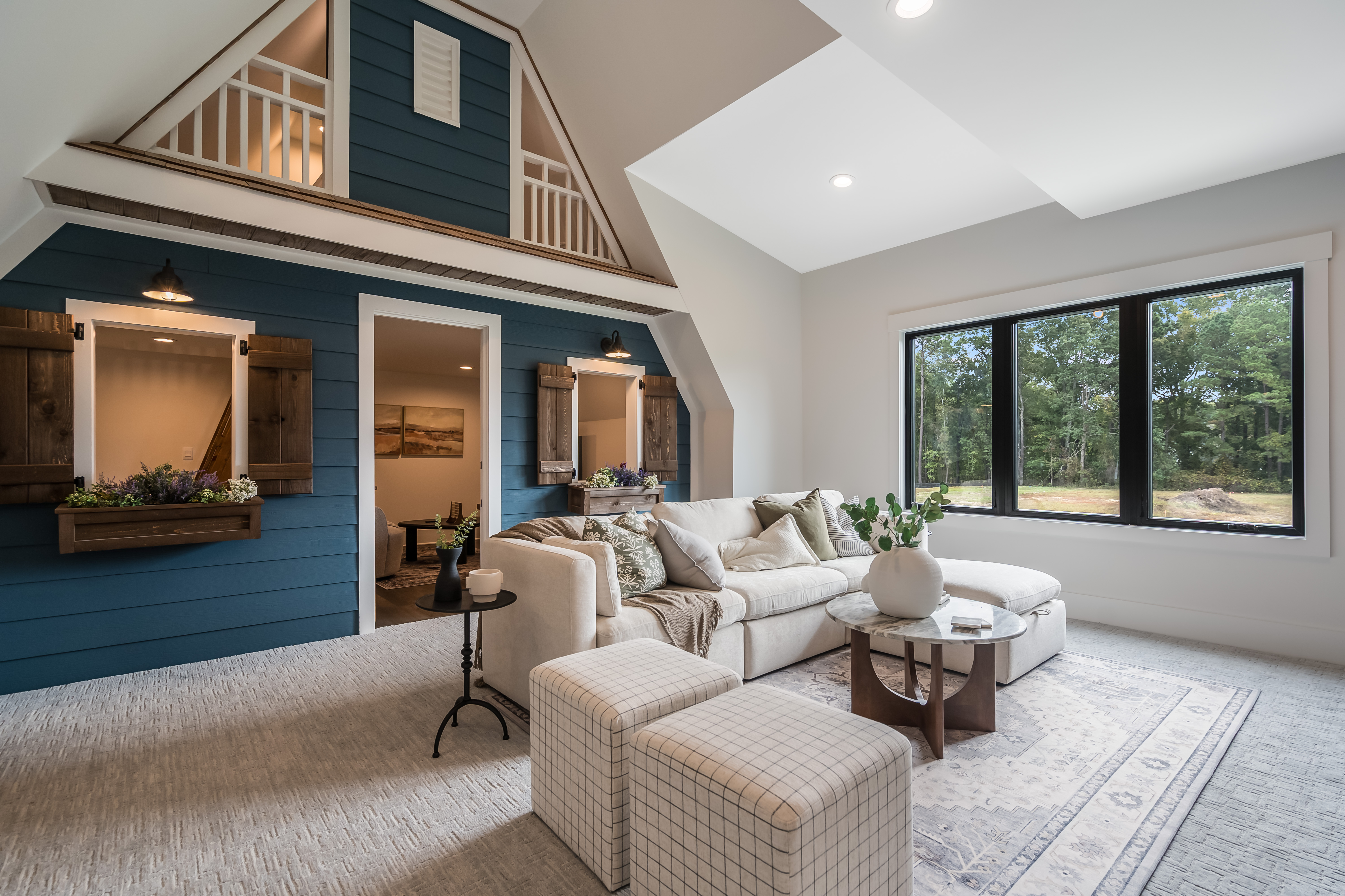 Smart home technology integrated into luxury custom home